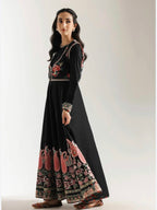 TUBA Luxury Embroidered Maxi Dress – 3 Piece Collection