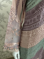 Pastel Bloom Luxury Lawn Suit – 3 Piece Collection