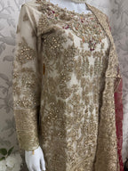 DULHAN….. Embroidered Pakistani Gharara Suit