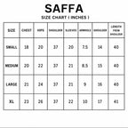 SAFFA Luxury Embroidered Chiffon Suit – 3 Piece Collection
