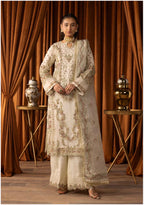 SANGEET Embroidered 3 piece Wedding Suit | Pakistani Mehndi, Mayon & Wedding Wear