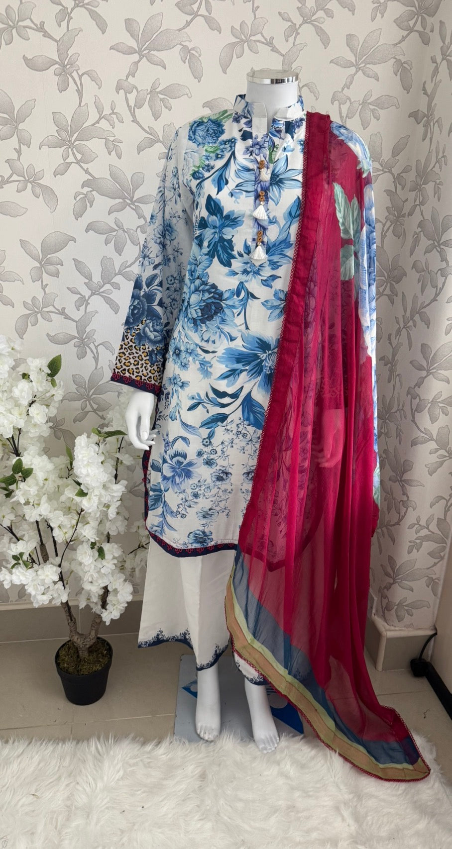 COCO Luxury Printed Lawn Suit – 3 Piece Collection