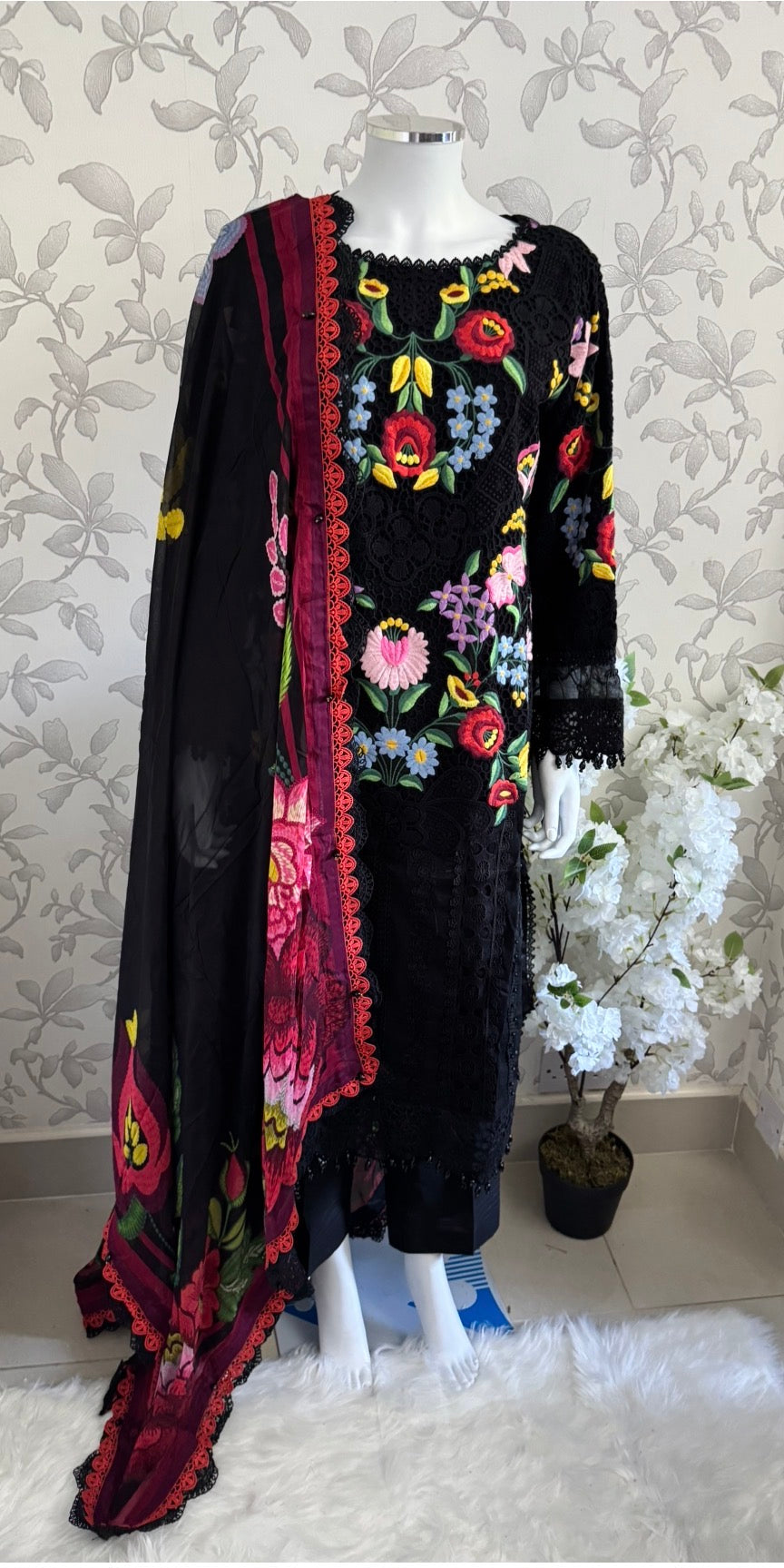 Maria B Luxury Lawn 2026-10B ( original)
