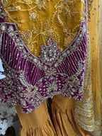 IMROZIAA Embroidered Gharara Suit | Pakistani Designer Wedding Dress