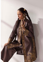 Khaddar Lux Premium Embroidered Suit – 4 Piece Collection
