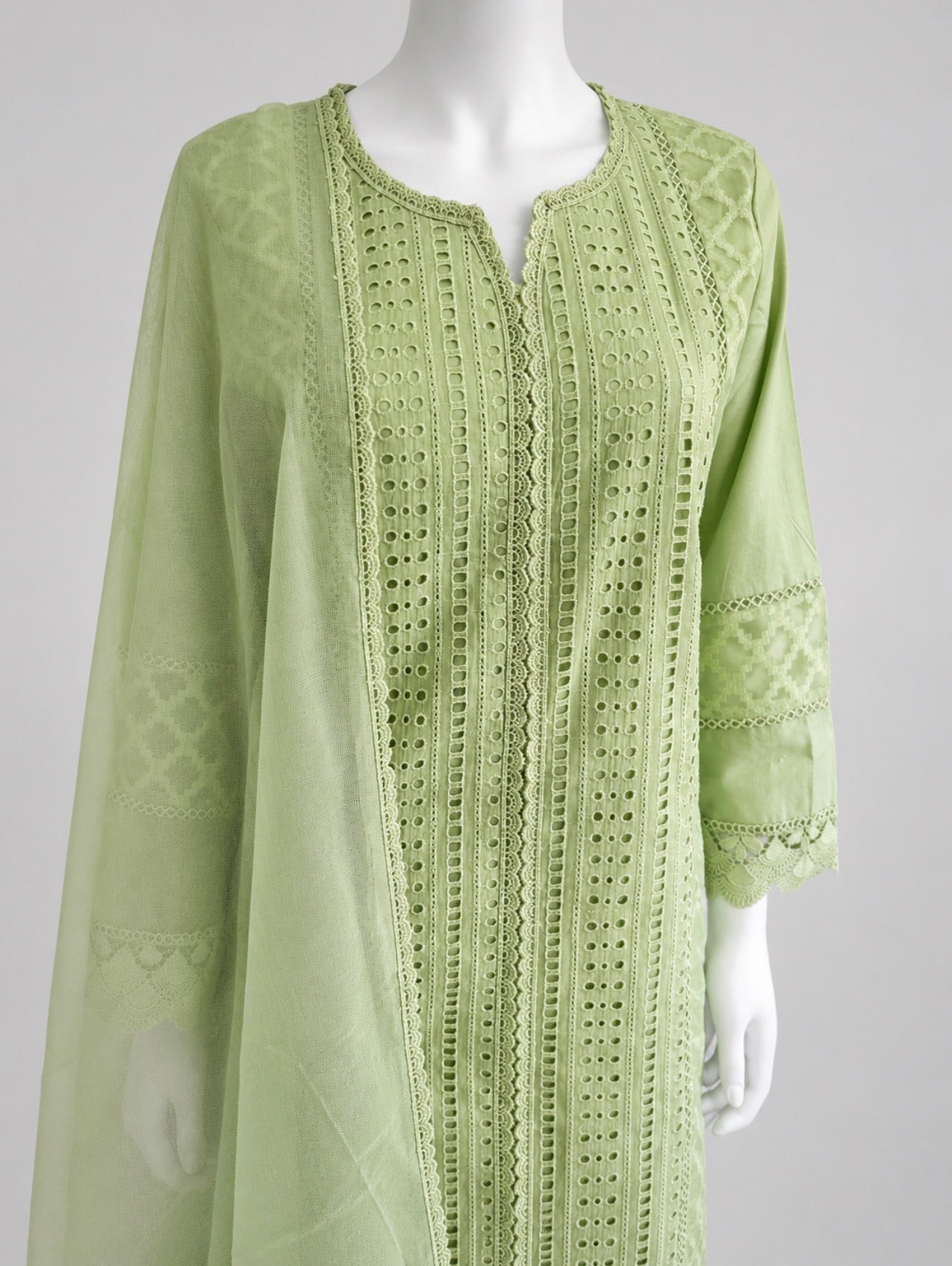 SUMAIRA-                                        3 pieces chikankari suit