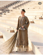 Luxury Lawn 3-Piece Suit with Dupatta | Pakistani Designer Wear