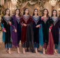 AYAA….Embroidered VELVET suit