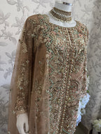 PEARLS Luxury Hand-Embellished Pakistani 3 piece Suit