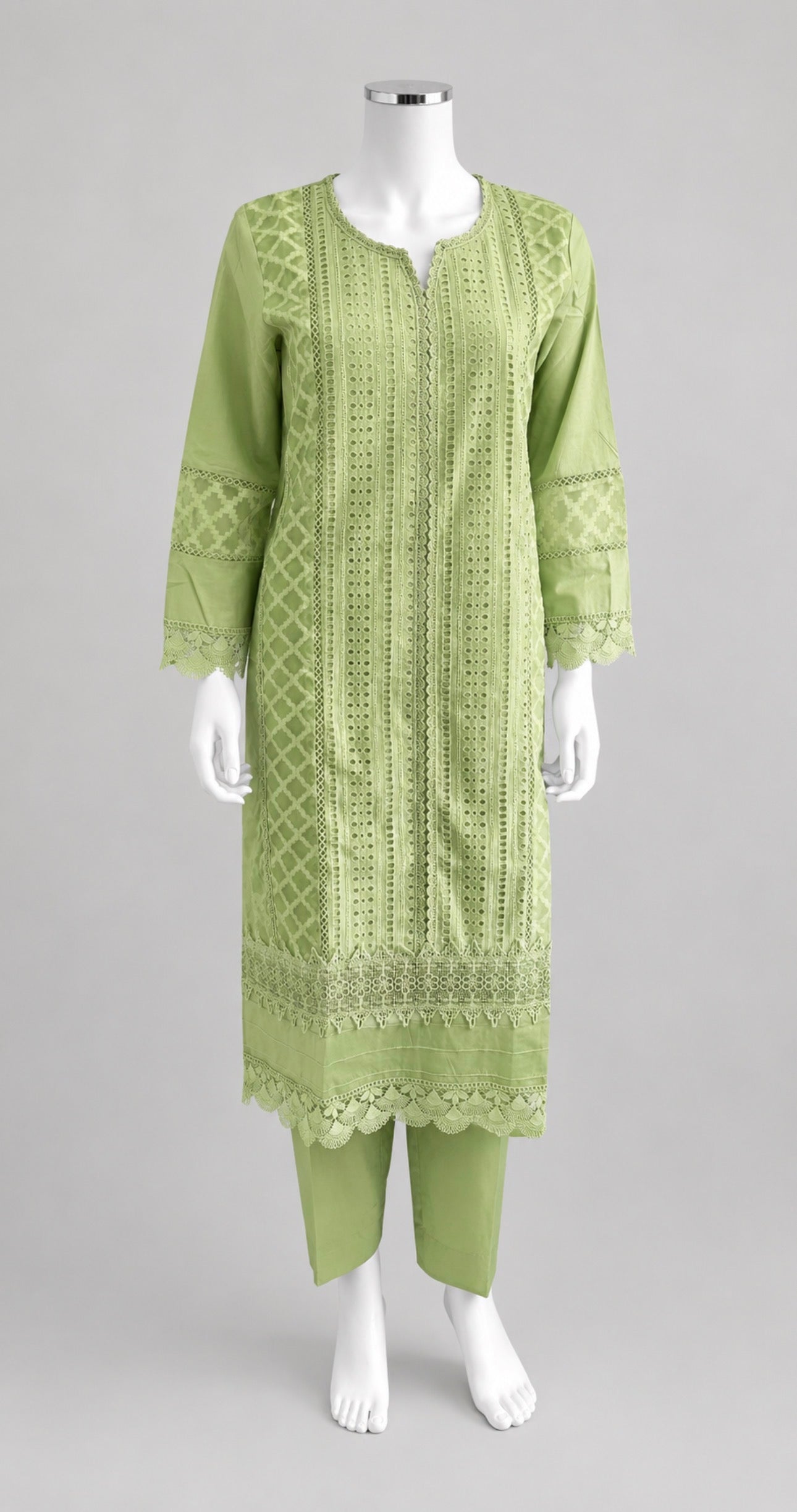 SUMAIRA-                                        3 pieces chikankari suit