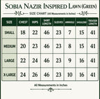 Emerald Green Embroidered Lawn Suit – Luxury Pakistani 3 Piece Set with Net Dupatta