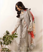 DIAMONDS Luxury Embroidered Chiffon Suit – 3 Piece Collection