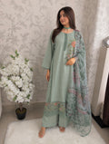M Prints inspired Embroidered 3-Piece Suit | Pakistani Designer Dress