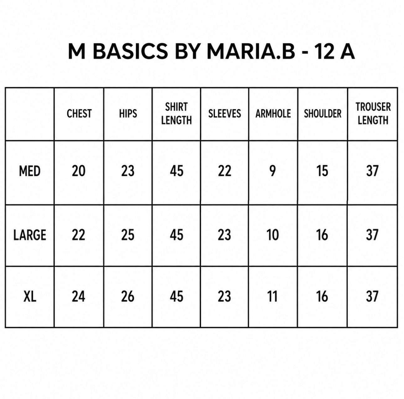 M BASICS by MARIA.B-12A