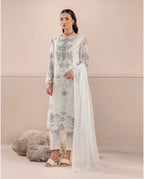 TT Luxury Embroidered Chiffon Suit – 3 Piece Collection