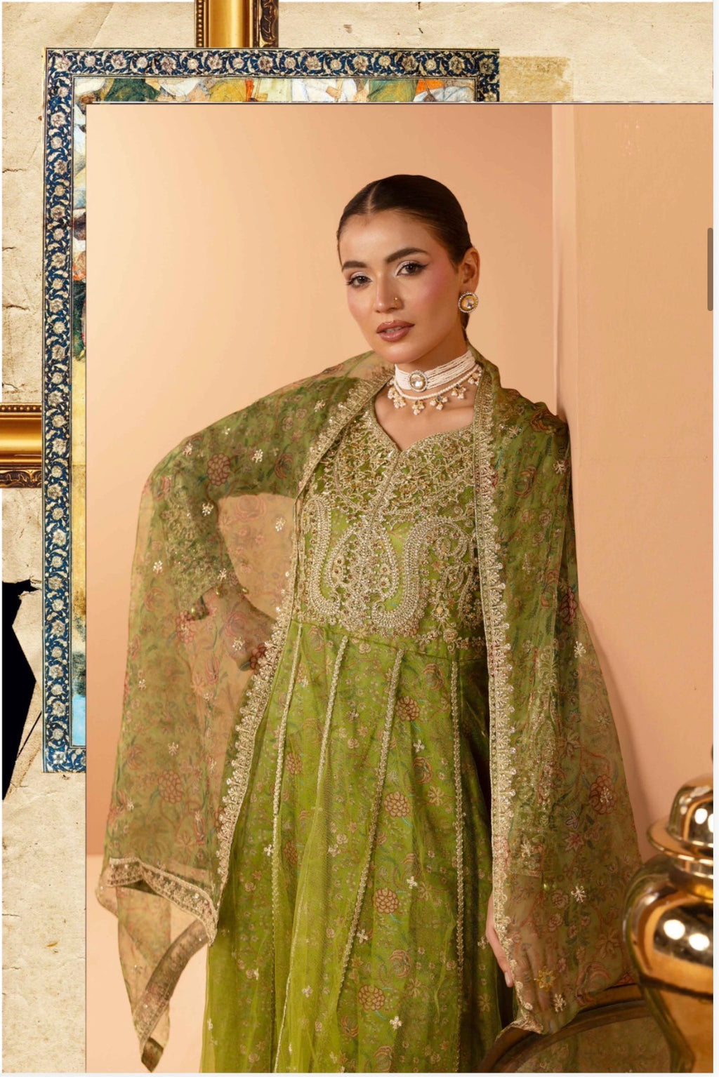 Luxury Embroidered Anarkali Pakistani Suit – Wedding & Bridal Party Wear