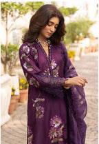 Black Floral Embroidered Pakistani 3 Piece Suit – Luxury silk Collection