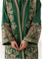 Khaddar Lux Premium Embroidered Suit – 4 Piece Collection
