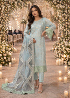 FLOSSIE 1 Luxury Embroidered Chiffon Suit | Pakistani Formal Wear