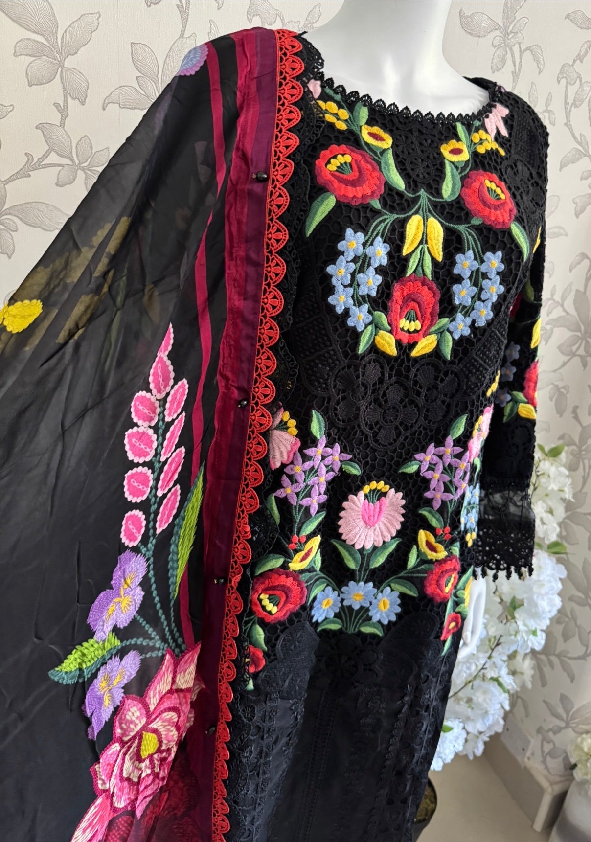 Maria B Luxury Lawn 2026-10B ( original)