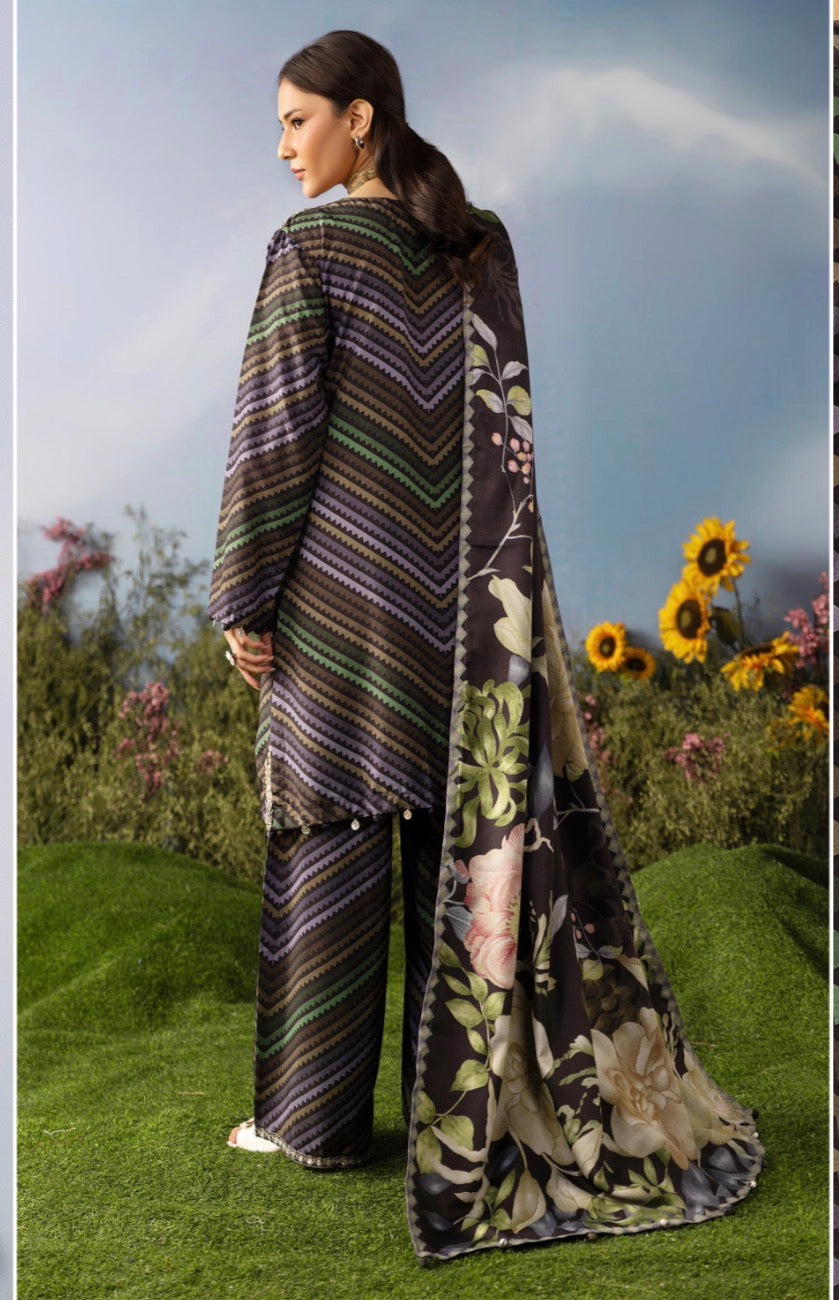 M Prints Luxury Embroidered 3 Piece Suit Collection
