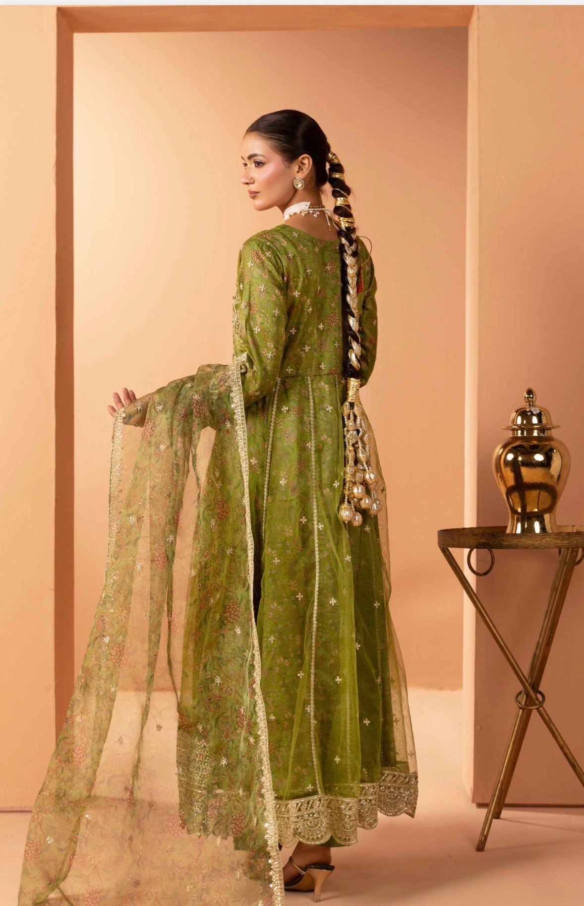 Luxury Embroidered Anarkali Pakistani Suit – Wedding & Bridal Party Wear