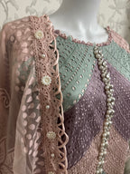 Pastel Bloom Luxury Lawn Suit – 3 Piece Collection