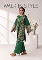 Khaddar Lux Premium Embroidered Suit – 4 Piece Collection