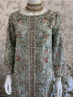PEARLS Luxury Hand-Embellished Pakistani 3 pcs Suit
