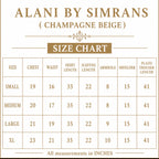 ALANI Champagne Beige Embroidered Peplum Suit | Luxury Pakistani 3 Piece Palazzo Set