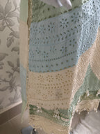 Mint Pearl Luxury Embroidered Suit – 3 Piece Collection
