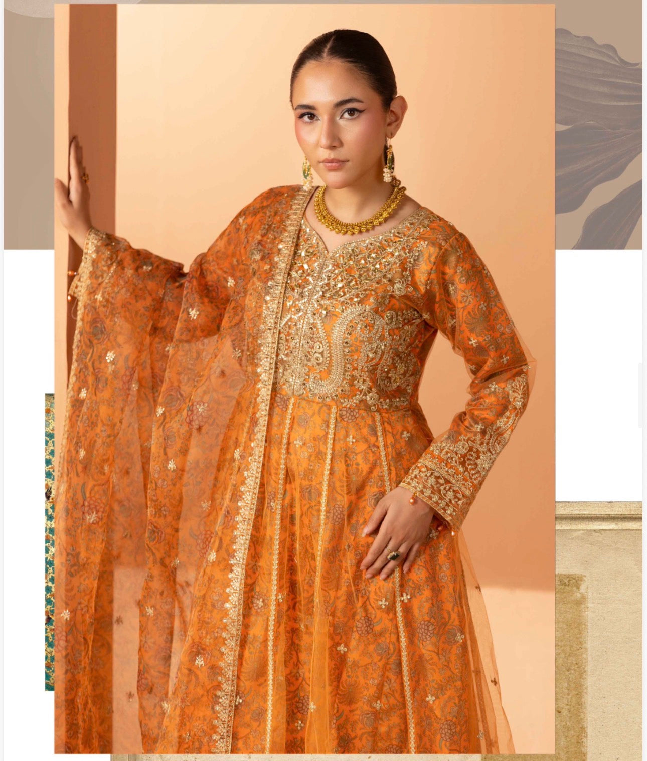 Luxury Embroidered Anarkali Pakistani Suit – Wedding & Bridal Party Wear