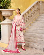 Rose Blossom Luxury Embroidered 3-Piece Suit