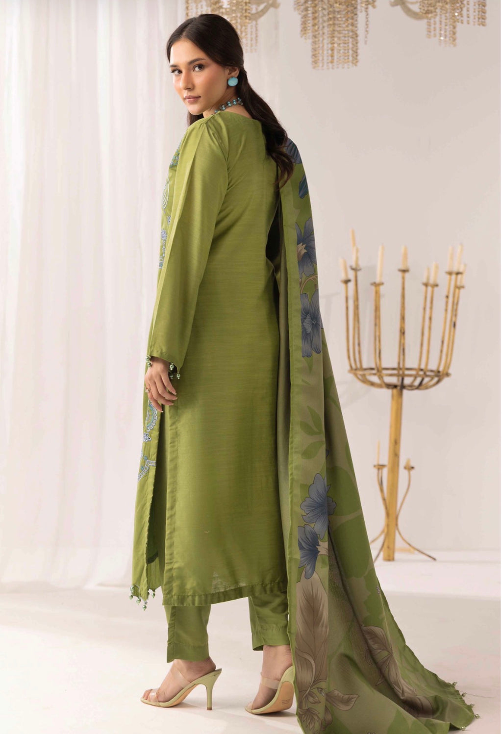 M Prints Luxury Embroidered 3 Piece Suit Collection