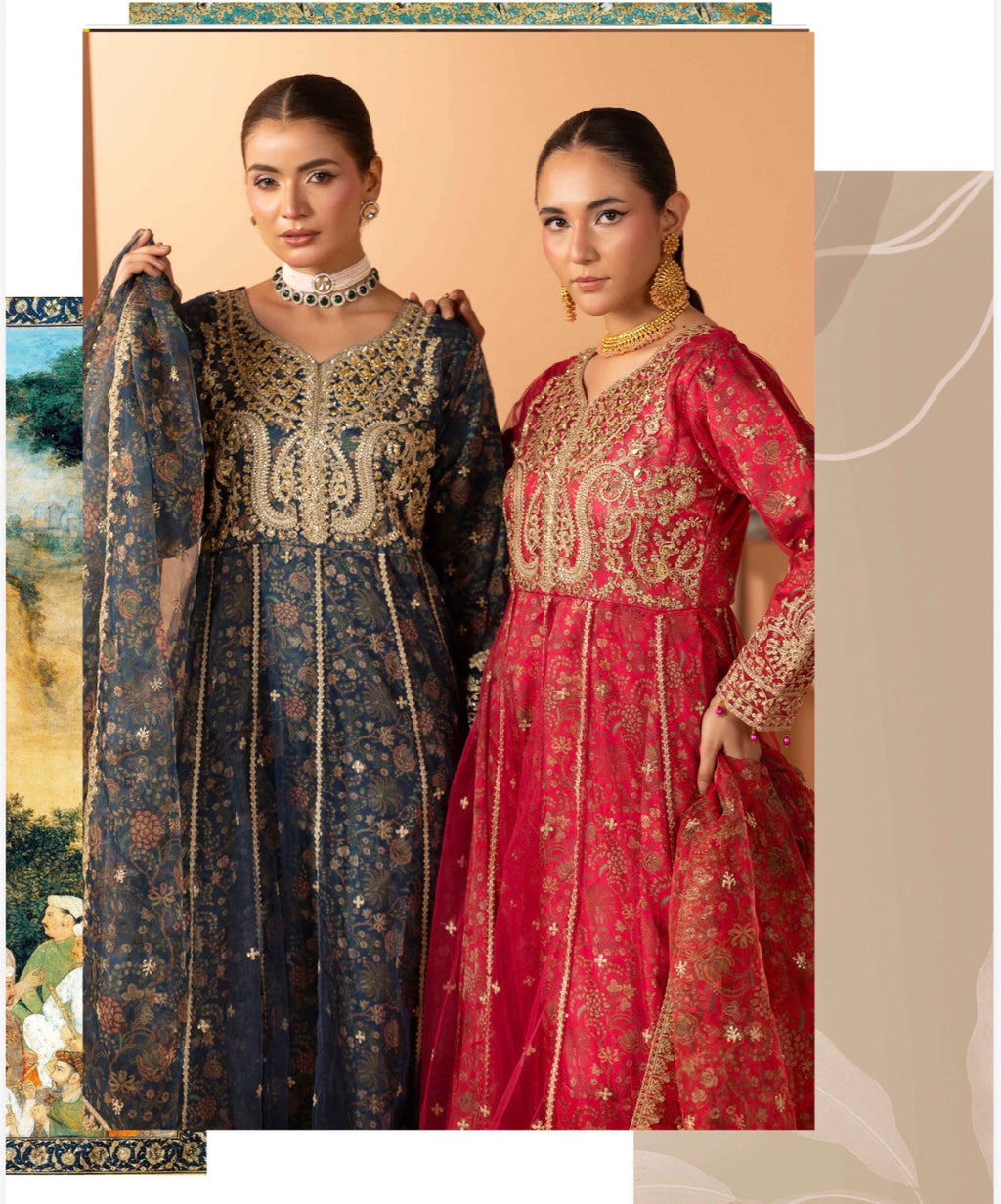Luxury Embroidered Anarkali Pakistani Suit – Wedding & Bridal Party Wear