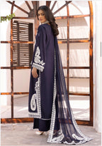 ALMILA Dhanak Embroidered Suit with Embroidered Chiffon Duppatta-3 Piece suit