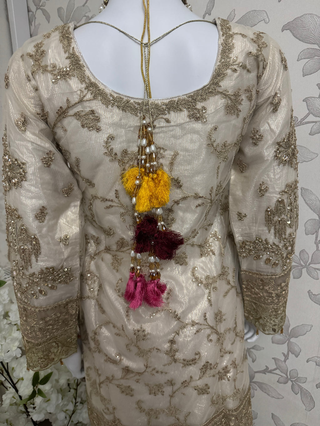 DULHAN….. Embroidered Pakistani Gharara Suit