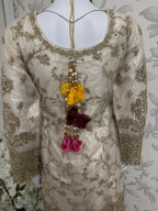 DULHAN….. Embroidered Pakistani Gharara Suit