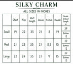 SILKY CHARM Luxury Embroidered Silk Suit with Pearl & Sequin Work