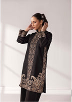 Khaddar Lux Premium Embroidered Suit – 4 Piece Collection