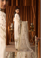 SANGEET Embroidered 3 piece Wedding Suit | Pakistani Mehndi, Mayon & Wedding Wear
