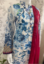 COCO Luxury Printed Lawn Suit – 3 Piece Collection