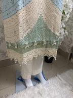 Mint Pearl Luxury Embroidered Suit – 3 Piece Collection