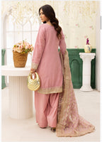 HAYA….Luxury 3 pcs embroidered chiffon suit