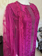 Luxury Embroidered 3 piece Lawn Suit for Eid & Special Occasions