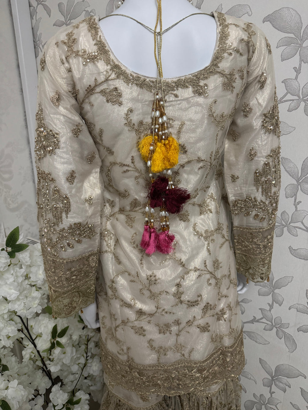 DULHAN….. Embroidered Pakistani Gharara Suit