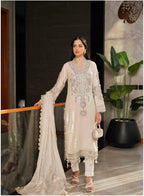 SITARA Luxury Embroidered 3 piece Chiffon Suit | Pakistani Designer Wedding Dress