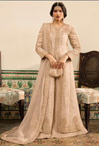 NAZLEEN Embroidered 3 piece Chiffon Suit| Pakistani Designer Wedding Dress