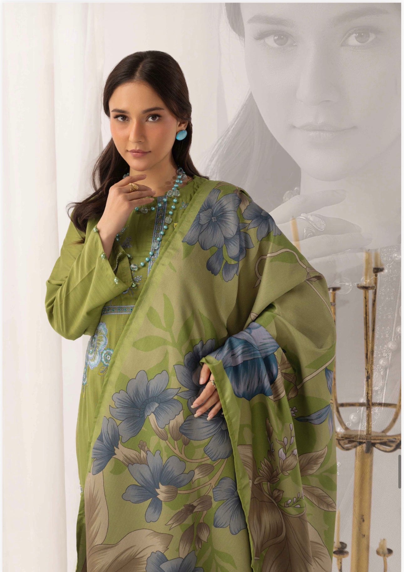 M Prints Luxury Embroidered 3 Piece Suit Collection