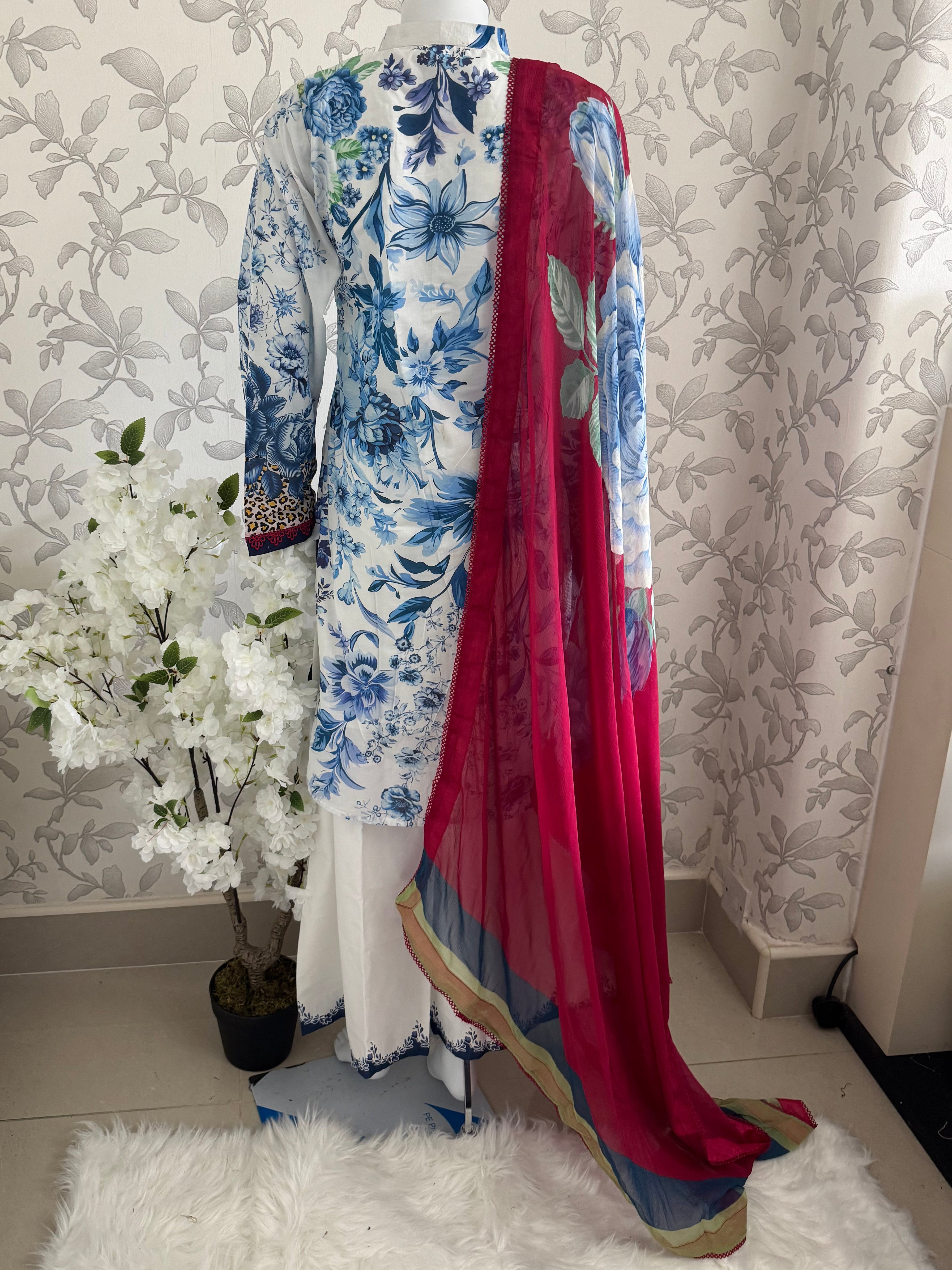 COCO Luxury Printed Lawn Suit – 3 Piece Collection
